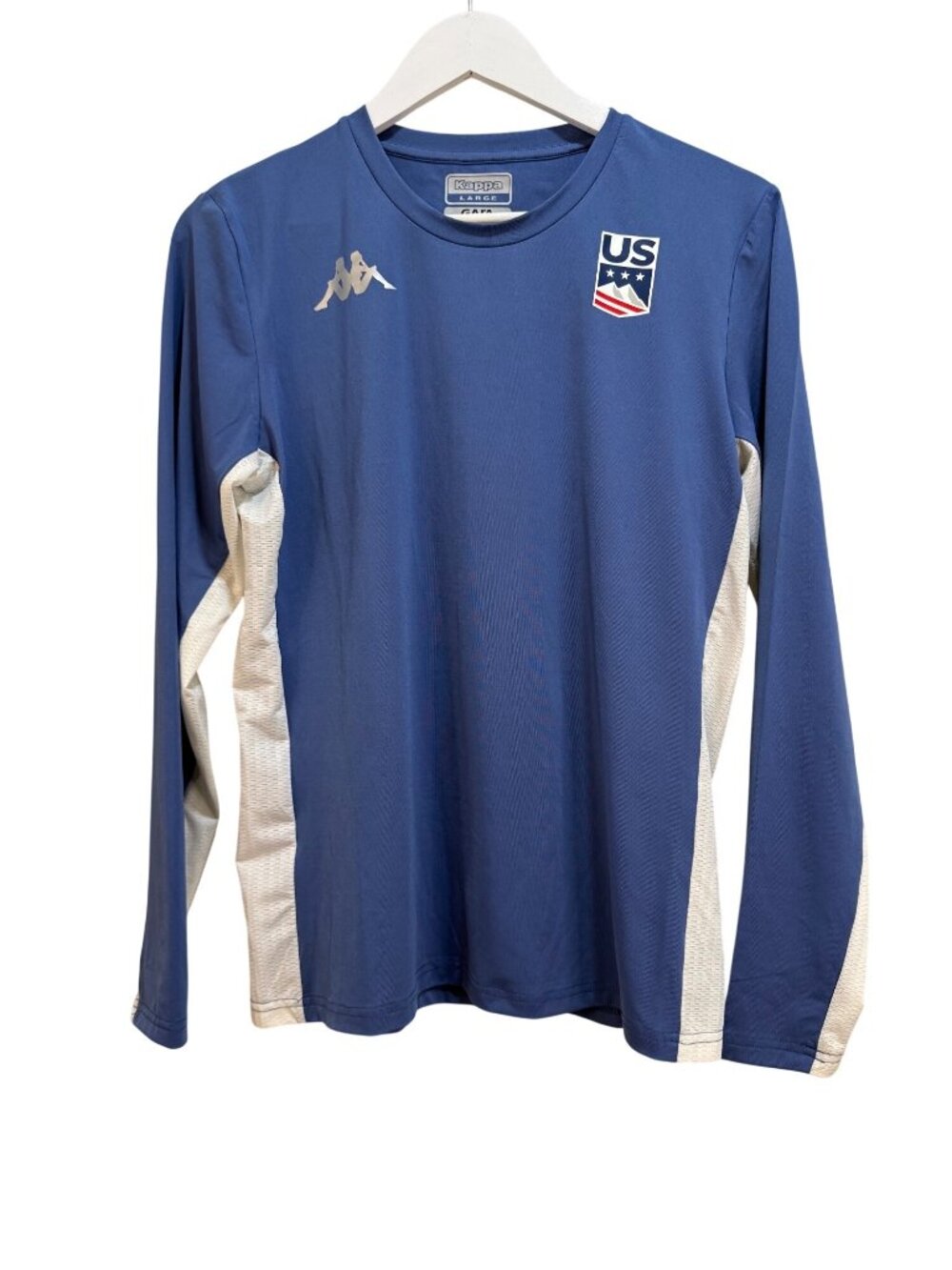 USA Ski Team Official Kappa Gara Long Sleeve Base Layer Performance Athletic Top